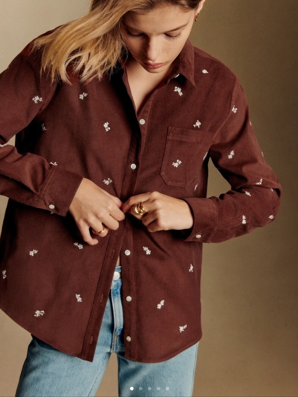 Sezane Tomboy Shirt 34 NWOT